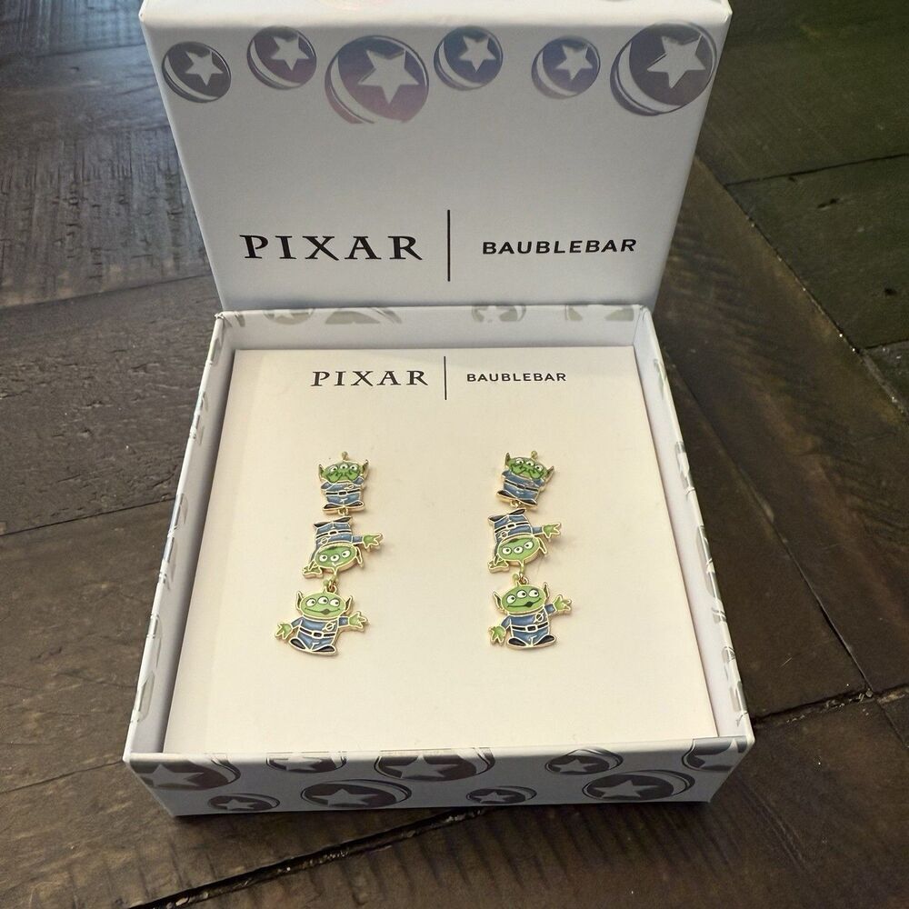 New Baublebar x Disney Pixar Toy Story Alien Claw Drop Dangle Earrings